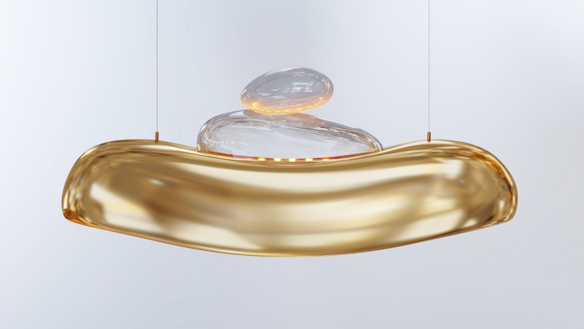 Collection - Pebble Chandelier Sand